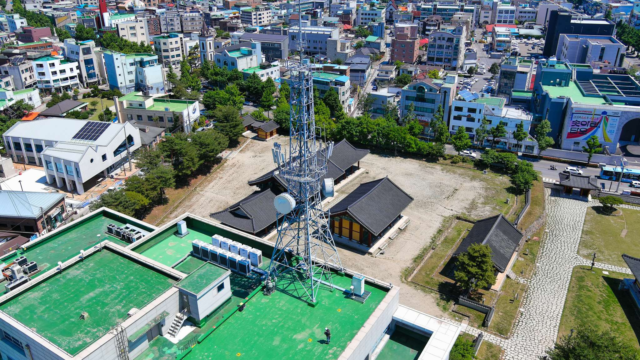 강원도 강릉시 강릉중계소 철탑 구조물